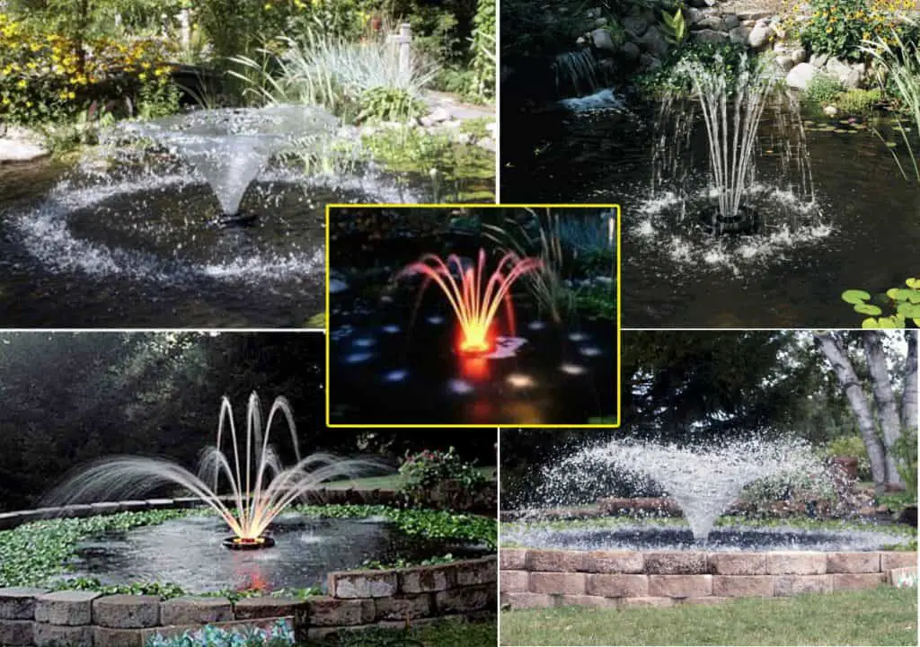 koi pond fountains